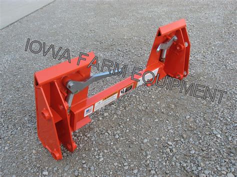 la340 pin-on bucket to skid steer quick attach adapter|kubota la650 to skid steer adapter.